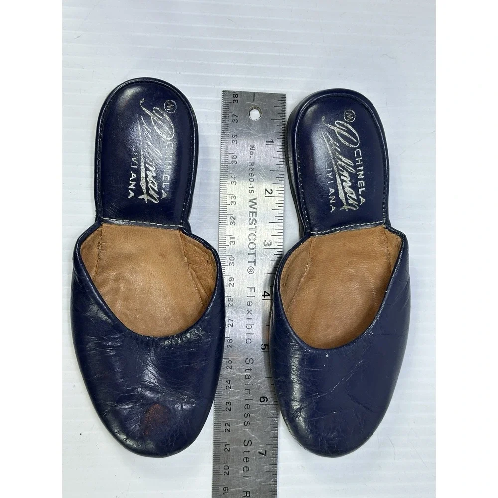 Vintage Childrens Chinela Liviana Pullman Train Sleeper Car Slippers House Shoes